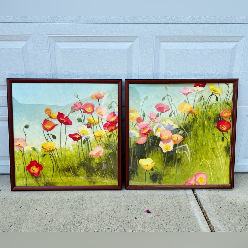 Bright Beautiful Framed Floral Prints Jill Novak